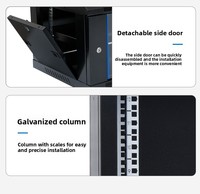 Saipwell, fabricant professionnel de systèmes de centres de données, rack de serveur en acier laminé à froid 9U, armoire métallique