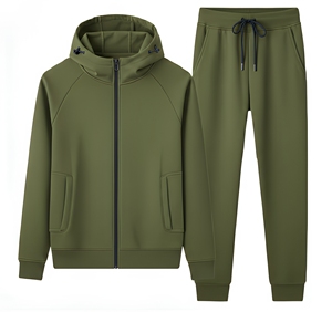 Ensemble de survêtement pour homme, ensemble de sport, marque privée, logo personnalisé, commande en gros pour les magasins de vêtements américains - Product Image 1
