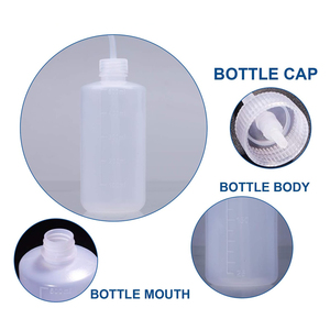 Rỗng 150ml 250ml 500ml 1000ml LDPE an toàn Tattoo rửa hóa chất thí nghiệm Làm sạch nhựa rửa chai - Product Image 5