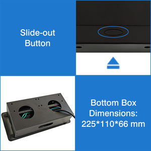 Meubles intégrés de conférence Prise de bureau cachée Prise de courant Prise de table à ports multiples Prise ue - Product Image 4