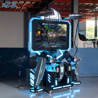 Machine de tir VR d'arcade, simulateur de jeu interactif de réalité virtuelle à deux joueurs pour parcs d'attractions et entreprises de divertissement familial (FEC)