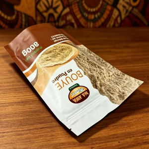 Eco Friendly Dry Food Retail Display Stand Up Pouch 800g Natural Plant Powder Resealable Storage <b>Bag</b> Heat seal brownie <b>bag</b> - Product Image 4