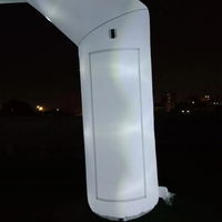 Arc-en-ciel gonflable coloré personnalisé arc-en-ciel led arc gonflable événement décoratif éclairage LED arc gonflable