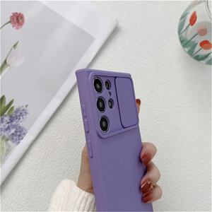 Custodia protettiva per fotocamera scorrevole per <span class=keywords><strong>Samsung</strong></span> S23 S22 Ultra S21 Plus S20 FE A53 A73 A23 A33 A13 A52 A72 <span class=keywords><strong>A32</strong></span> A22 A12 <span class=keywords><strong>Cover</strong></span> in Silicone puro - Product Image 2