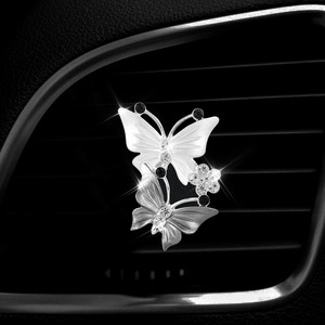 Ambientador de aire para coche, exquisita mariposa, decoración Interior, salida de aromaterapia, difusor de <span class=keywords><strong>Clip</strong></span> de Perfume, ambientador colgante para coche - Product Image 4