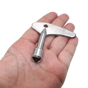 Clé universelle pour serrure <span class=keywords><strong>de</strong></span> porte d'ascenseur, clé <span class=keywords><strong>de</strong></span> compteur d'eau, clé utilitaire, clé triangulaire pour <span class=keywords><strong>plombier</strong></span>, pour armoires, métros, trains - Product Image 5