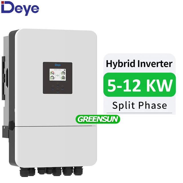 Deye 2026 New Product Hybrid Solar Inverter 6KW 8KW 10KW 12KW Split Phase US Vision Inverters
