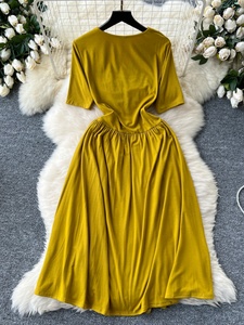 <span class=keywords><strong>Nuevo</strong></span> Vestido de Moda con Encaje Dulce y Bordado en la Cintura para Mujer, Sensación Única, Delgado, Elegante, Rejuvenecedor, Estilo Primera Amor - Product Image 5