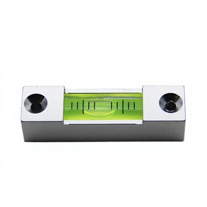 Nivel de burbuja cuadrado Heng Da Shui Ping Yi Metal Level 5814 de 1.5-5mm, grado industrial con orificios de instalación - Product Image 2