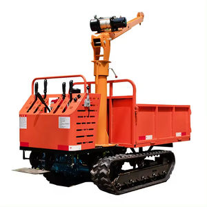 Ventes directes d'usine Petit camion à benne basculante sur chenilles entièrement hydraulique 500kg 800kg 1 tonne Construction Farm Manor Mini Dumpers - Product Image 3