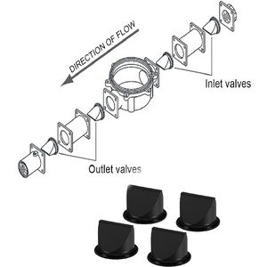 385310076 Duckbill van Phù hợp cho dometic sealand chân không Máy phát điện thay thế cho RV và thuyền nhà vệ sinh phần tủ lạnh - Product Image 4