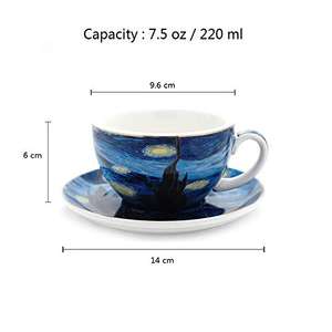 Hot Selling Vintage Keramik umwelt freundliche Latte Kaffeetasse 90ML-220ML für Wohnküche und Geschäfts geschenke verwenden - Product Image 2