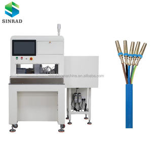 Máquina Prensadora de Terminales Impermeables SINRAD SR-C5E, Engarzadora de Cuatro Puntos para Arnés de Cableado de Aviación/Automotriz, Semiautomática - Product Image 1