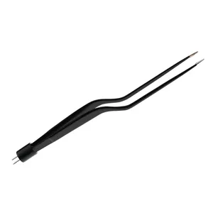 Pinza bipolare a baionetta forcipe bipolare AHA Nylon nero rivestito antiaderente L: punta 20cm 1mm - Product Image 1