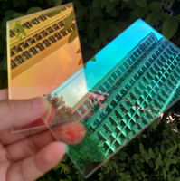 Plexiglas couleur arc-en-ciel pour la découpe laser acrylique Irisée