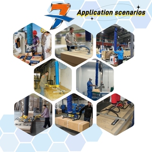 Qrm के भारी शुल्क मोबाइल वैक्यूम लिफ्टर 1 टन क्षमता 360 रोटेशन स्वचालित/मैनुअल नियंत्रण 3 मीटर अधिकतम ऊंचाई 5 मीटर कैंटिलीवर स्टील - Product Image 2