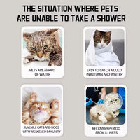 Shampooing et revitalisant pour chiens et chats, sans rinçage, écologique, hydratant, 500 ml, pour utilisation en salle de bain, mon logo, toilettage professionnel des animaux de compagnie, OEM/ODM