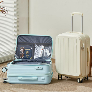 Valise de voyage à roulettes de grande capacité avec compartiment pour ordinateur portable, ouverture latérale avant, 20/22/24/26/28 pouces - Product Image 3