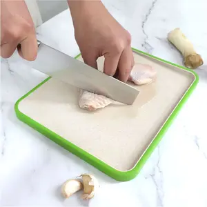 Tabla de plástico para cortar frutas, utensilio de cocina resistente al desgaste