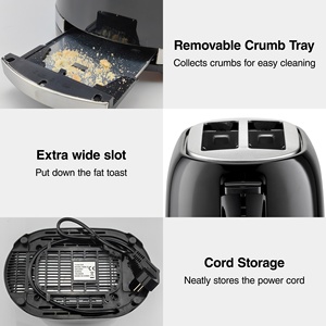 Tostadora de Pan Comercial Automática de Apertura Rápida, Tostadora Eléctrica Digital para Cocina, Máquina para Hacer Tostadas BT026 - Product Image 2