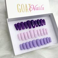 Maßgefertigte Transparente Magnetische Nagel-Geschenkbox Starre Magnetverschlussbox mit Durchsichtigem Fenster für Künstliche Nagelspitzen-Verpackung