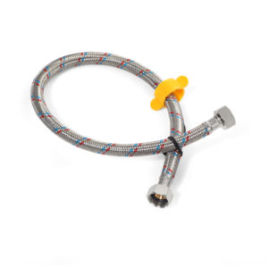 Tuyau <span class=keywords><strong>flexible</strong></span> de toilette en <span class=keywords><strong>PVC</strong></span> tressé en acier inoxydable personnalisé, durable, chromé, ondulé, pour salles de bain et douches modernes - Product Image 6