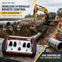En stock, mini-excavatrice d'occasion 305.5 compatible avec pompe à détection de charge à télécommande industrielle pour l'excavation de canalisations