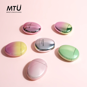 Nhà máy sản xuất, cung cấp tuýp son dưỡng môi hình trứng cao cấp 6ml, tùy chỉnh OEM, chất liệu nhựa ABS màu bạc mờ. - Product Image 3