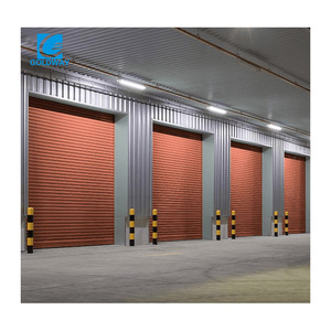 <span class=keywords><strong>Porte</strong></span> <span class=keywords><strong>de</strong></span> <span class=keywords><strong>garage</strong></span> enroulable en aluminium électrique à distance à grande vitesse Design extérieur industriel pour villas ou entrepôts - Product Image 1