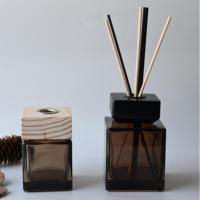 Ensembles de diffuseurs à roseaux vente en gros bouteille en verre de luxe diffuseur d'arôme à roseaux décoration pour la maison salon