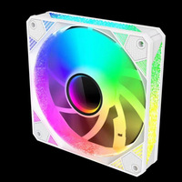 Ventilateur de Boîtier d'Ordinateur 12cm à LED, Vente Directe Usine, Roulement Fluide, 50000 Heures de Refroidissement, RGB à Changement de Couleur, Silencieux et Intelligent