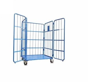 Chất lượng ráp kim loại giao thông vận tải demountable CuộN lồng Xe đẩy 2 cửa ra vào tay xe đẩy - Product Image 5