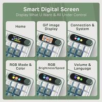OEM ODM S98 Wireless Mechanical Keyboard with Smart Display Knob 96 RGB Wireless Gaming Keyboard BT24GUSBC Hot Swappable Custo