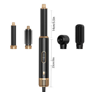 Brosse à <span class=keywords><strong>cheveux</strong></span> multifonctionnelle à air chaud 3 réglages de chaleur/vitesse Volumiseur anti-brûlure Lisseur 2 en 1 - Product Image 1