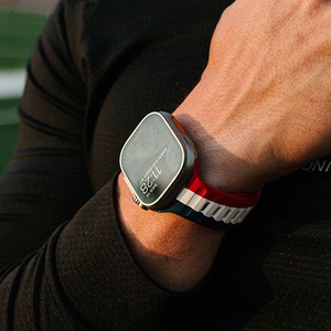 <span class=keywords><strong>Bracelet</strong></span> de montre sport Trendybay en caoutchouc fluoré FKM, boucle en forme de T, respirant, étanche, résistant à la transpiration, compatible avec <span class=keywords><strong>Apple</strong></span> <span class=keywords><strong>Watch</strong></span> Ultra - Product Image 4
