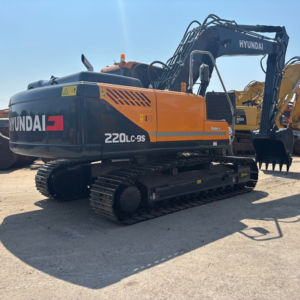 เครื่องขุดไฮดรอลิคตีนตะขาบ22ตันเครื่องขุดฮุนได R220LC 9วินาทีสภาพดีเยี่ยมสำหรับงานก่อสร้างอาคารและงานเหมืองหิน - Product Image 1