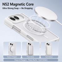 Étui pliable pour iPhone Duo 18 avec support anneau rotatif 360° et versions magnétiques, protection complète de la charnière, finition givrée, vente en gros