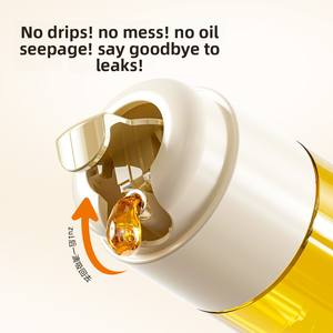 <span class=keywords><strong>Oushi</strong></span> Distributeur d'huile en verre 500 ml à ouverture et fermeture automatiques, anti-fuite, anti-goutte, design minimaliste moderne, pour sauce soja, vinaigre et assaisonnements - Product Image 3