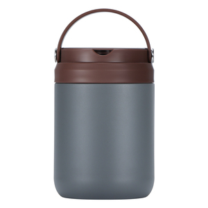Lonchera <span class=keywords><strong>de</strong></span> Acero Inoxidable 304 <span class=keywords><strong>de</strong></span> Doble Pared con Logotipo Personalizado, Recipiente para <span class=keywords><strong>Alimentos</strong></span> con Aislamiento al Vacío, Asa y Cuchara Plegable - Product Image 3