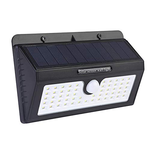 55 светодиодов, наружный водонепроницаемый, экономичный, с датчиком движения, солнечный свет, настенный светильник