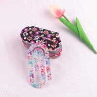 Penanda Buku Akrilik Jumbo Leopard Grosir, Penanda Planner, Stiker Transfer Akrilik untuk Pecinta Buku, Aksesoris Penanda Buku