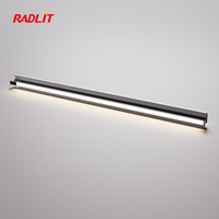 Luminaire encastré moderne de type L, en aluminium, avec abat-jour en plastique LED, éclairage encastré écologique, installation facile, Ra90, poli