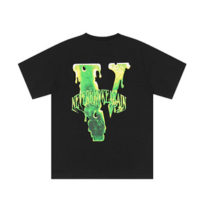 V LONE hombres Camiseta 100% algodón marca Original Streetwear mujer camiseta EE. UU. Verano manga corta Camiseta Harajuku Hip Hop <span class=keywords><strong>Vlone</strong></span> - Product Image 5