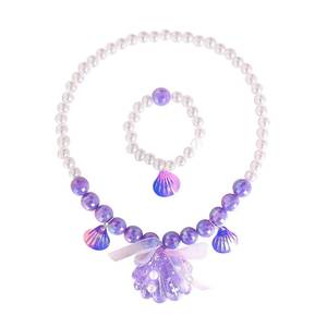 Oferta Especial: 2 Disfraces de Sirena para Niña con Lentejuelas y Accesorios, Vestido de Verano con Mangas Abullonadas hasta la Rodilla - Product Image 4