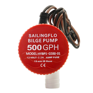 משאבות מים קטנות לסירה <span class=keywords><strong>12V</strong></span> DC 500GPH משאבת ניקוז ימית טבולה - Product Image 4