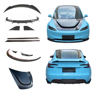 Kit carrosserie en fibre de carbone pour Tesla Model 3, directement de l'usine, adapté aux modèles 3 de 2023 et plus récents - Product Image 1
