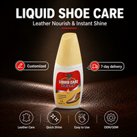 Hei Niu - Betún Antienvejecimiento para Zapatos, 75 ml, Líquido Nutritivo para Cuero Negro, para Retrasar el Endurecimiento y el Agrietamiento del Cuero