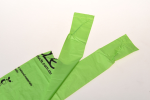 Sacs à déchets alimentaires biodégradables et écologiques Hongcheng pour poubelle de cuisine, 40% biosource, fond carré, plastiques aseptiques - Product Image 4