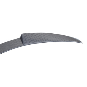 For C-Class W205 C205 Coupe 2Door CS Style Honeycomb Carbon Fiber <b>Rear</b> <b>Spoiler</b> Trunk Wing 2014-2020 - Product Image 5
