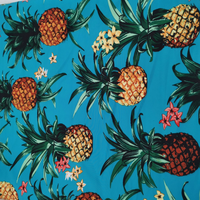 Tissu de maillot de bain recyclé en polyester sergé microfibre 100 % recyclé RPET, effet peau de pêche, imprimé, vente en gros Chine